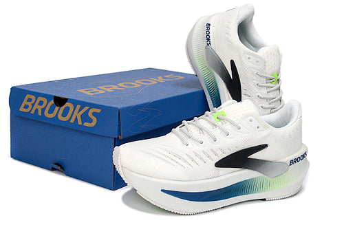 BROOKS Glycerin Max 2 SNEAKERS White/Blue/Spellbound