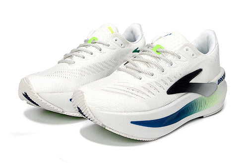 BROOKS Glycerin Max 2 SNEAKERS White/Blue/Spellbound