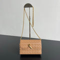 BV 26s Andiamo Pouch Beige Intrecciato Leather 291438