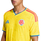 adidas 2026 Colombia Men's Authentic Home Soccer Jersey (Custom)