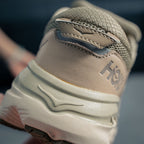 HOKA "Beige" Low-Top Mesh Lifestyle Sneakers