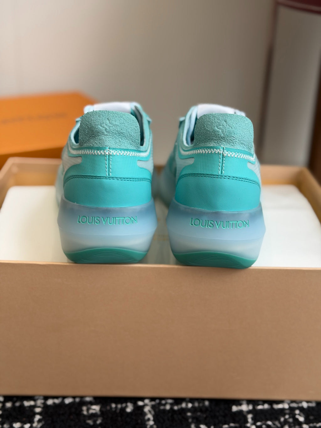Louis Vuitton LV Sprint Sneaker (Turquoise/Water Green)