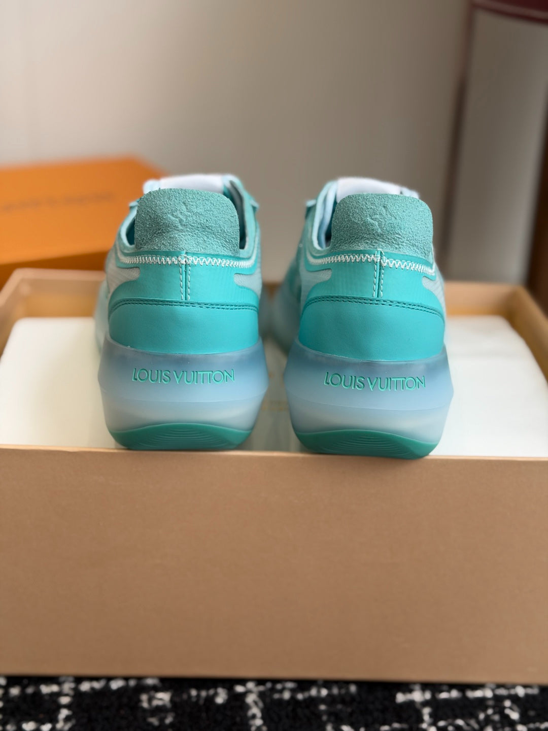 Louis Vuitton LV Sprint Sneaker (Turquoise/Water Green)