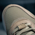 HOKA "Beige" Low-Top Mesh Lifestyle Sneakers