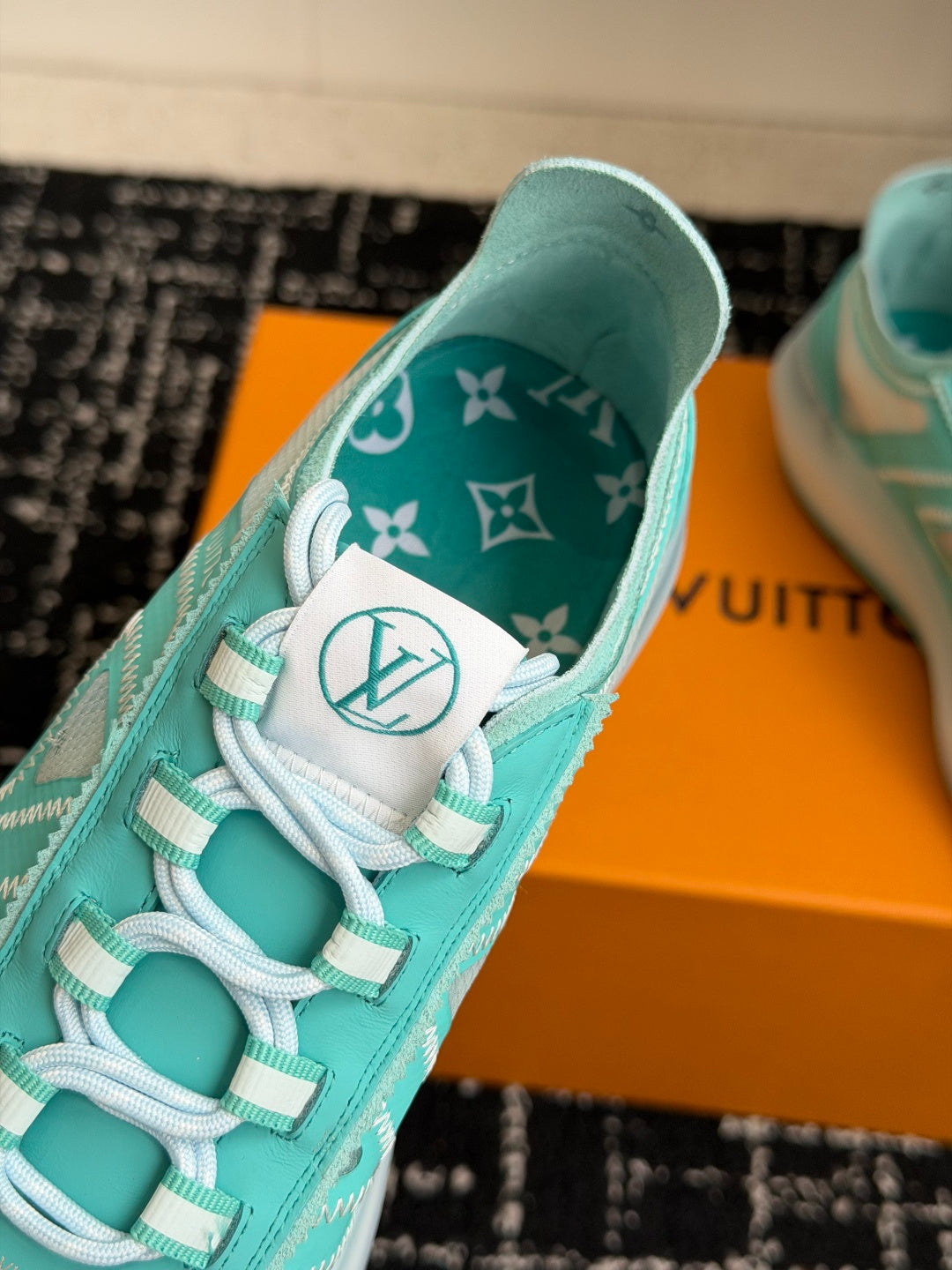 Louis Vuitton LV Sprint Sneaker (Turquoise/Water Green)