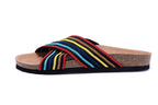 Birkenstock Siena Sandal Multicolor Rainbow Striped Textile