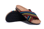Birkenstock Siena Sandal Multicolor Rainbow Striped Textile