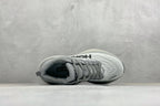HOKA Bondi 8 White Grey Black Logo Running Sneaker