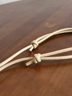 BV Notturno Flap Bag Cream Intrecciato Leather