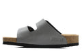 Birkenstock Arizona (Gray Birko-Flor / Synthetic Leather)