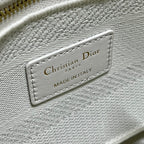 CD Mesh White 24 Lady Dior Bag Canvas 336703