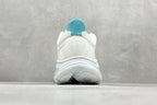 HOKA Clifton 10 Cushioned Road Running Sneakers White Teal