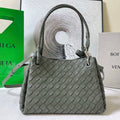 BV Small Parachute 20cm Olive Intrecciato  Leather