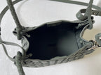 BV Small Parachute 20cm Olive Intrecciato  Leather
