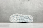 HOKA Clifton 10 Cushioned Road Running Sneakers White Teal