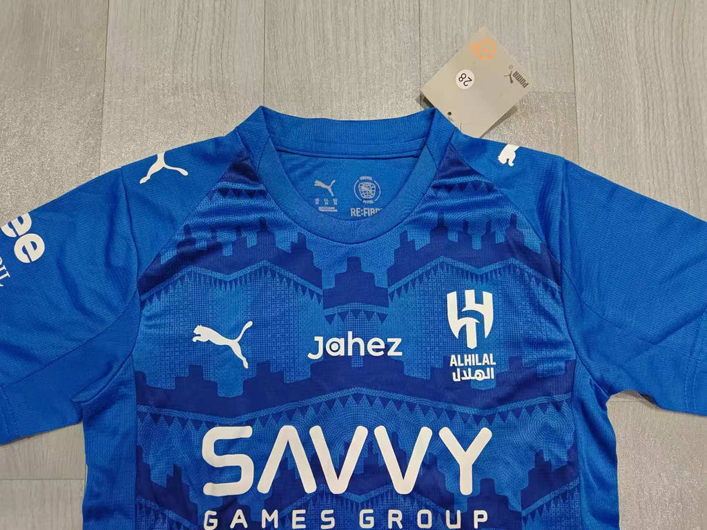 KIDS Puma Al Hilal  Home Jersey & Shorts Set