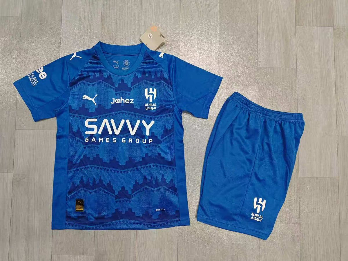 KIDS Puma Al Hilal  Home Jersey & Shorts Set