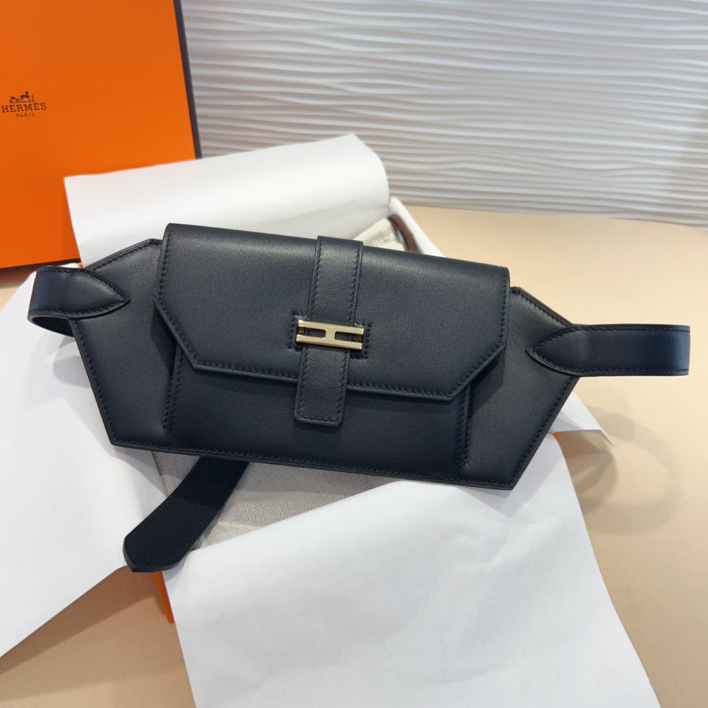 elan pocket 30 belt black bag