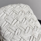 CLASSIC KNOT 20 IN WHITE LAMBSKIN