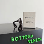 BV Rabbit Charm Intrecciato Leather