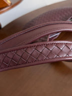 BV 25s Veneto Bag 27cm Burugndy Calfskin Hardware