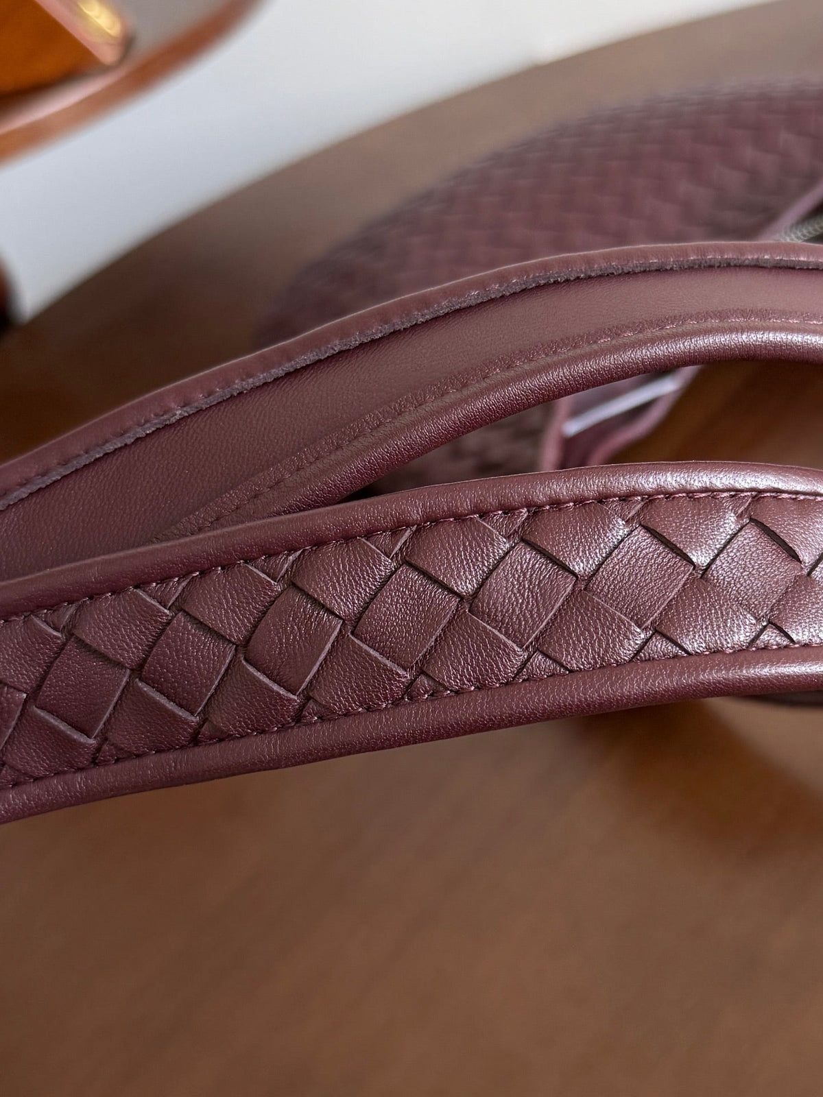 BV 25s Veneto Bag 27cm Burugndy Calfskin Hardware