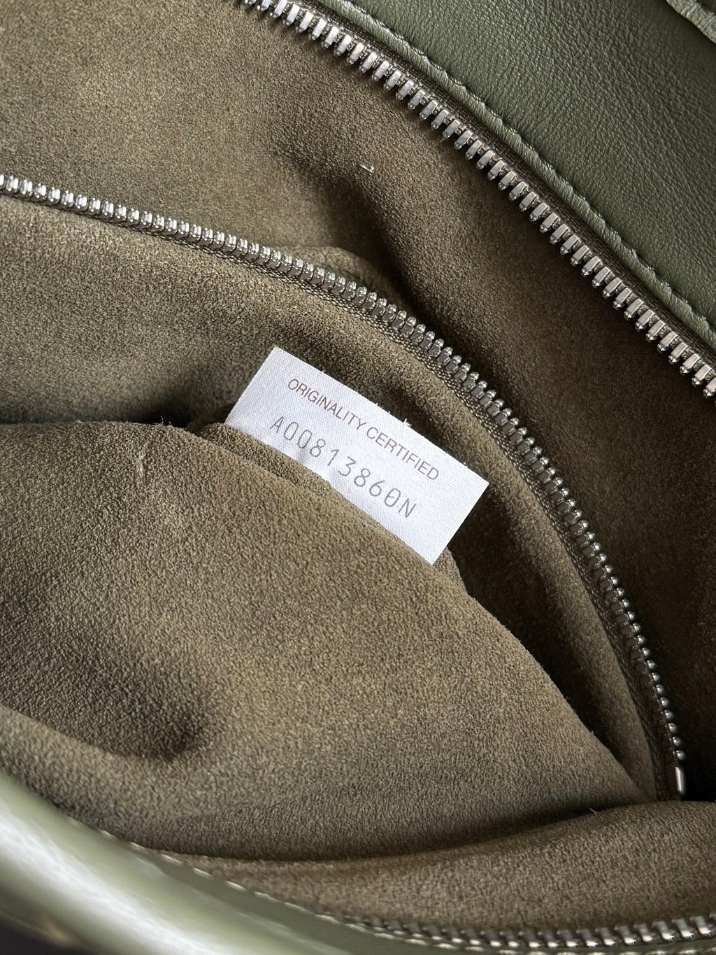 BV 25s Veneto Bag 38cm Olive Calfskin Hardware