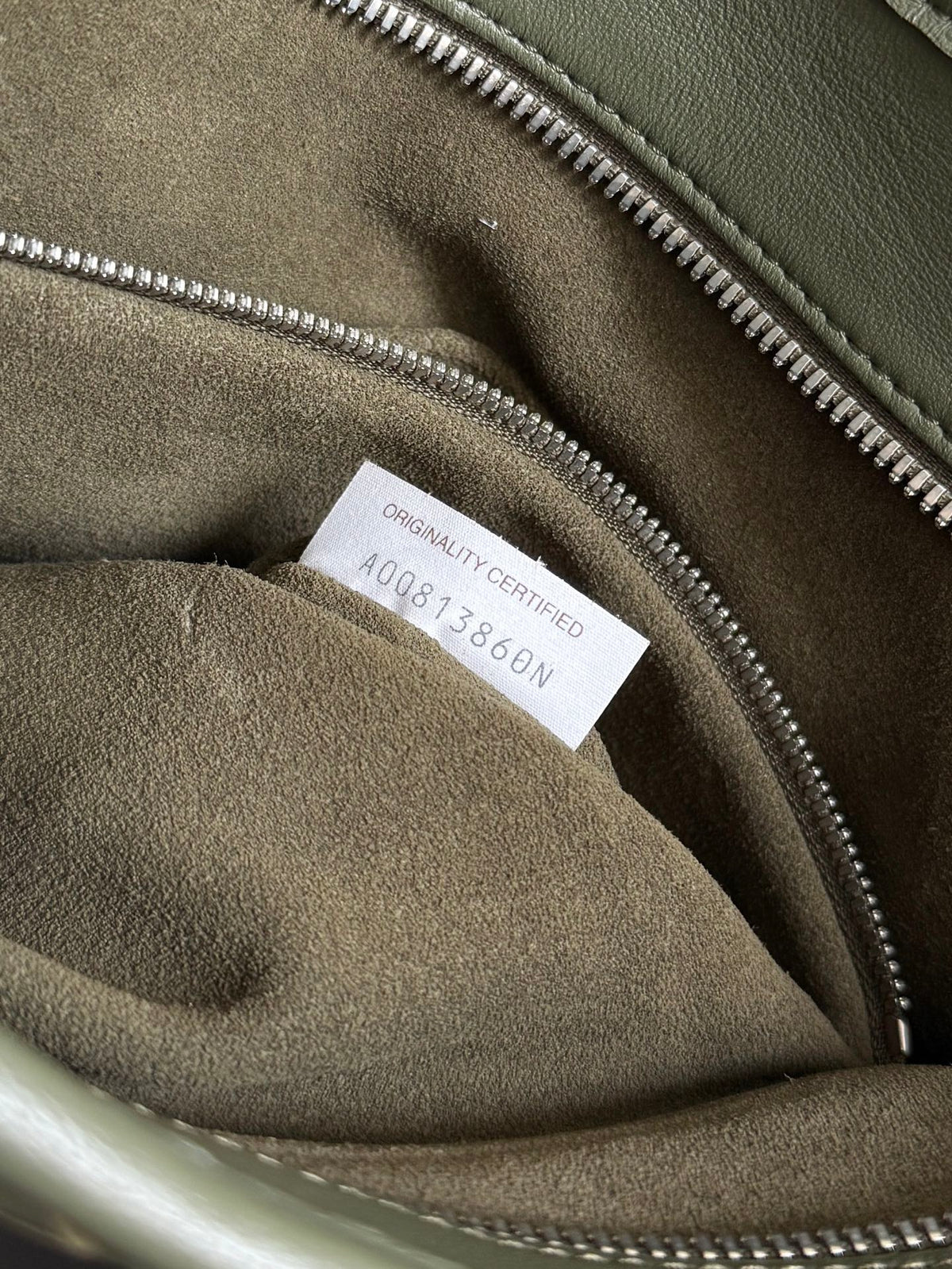 BV 25s Veneto Bag 38cm Olive Calfskin Hardware