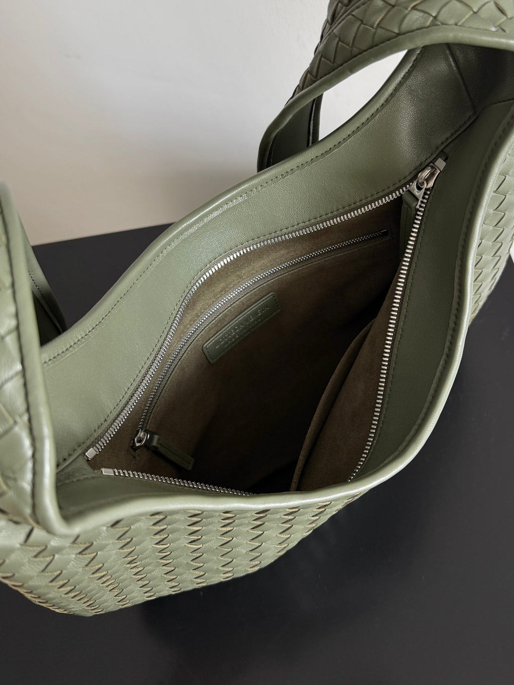 BV 25s Veneto Bag 38cm Olive Calfskin Hardware