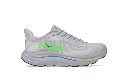 HOKA Clifton 10 "Ash Grey / Neon Green"