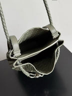 BV Andiamo Small Bucket Bag Olive Green 30cm Lambskin 855758
