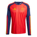 adidas 2026 Spain Men's Stadium Home Long-Sleeve Soccer Jersey