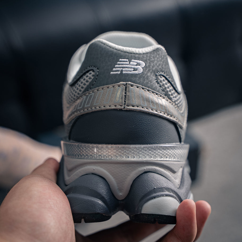 New Balance 9060 "Castlerock" Grey/Black Low-Top Chunky Sneakers