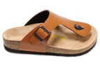BIRKENSTOCK Gizeh Natural Leather (Glossy Cognac / Vintage Brown)