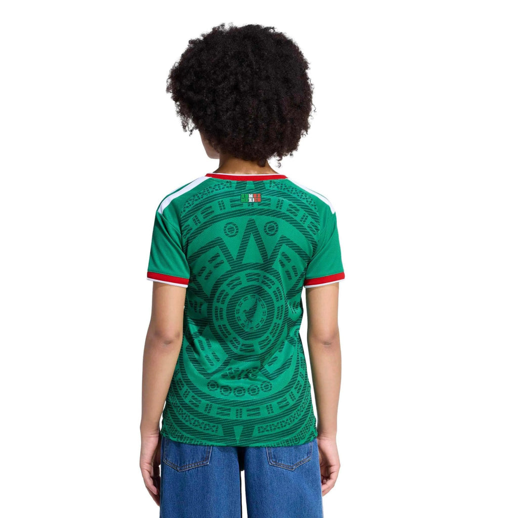 adidas 2026 Mexico Women's Stadium Home Soccer Jersey (Custom)