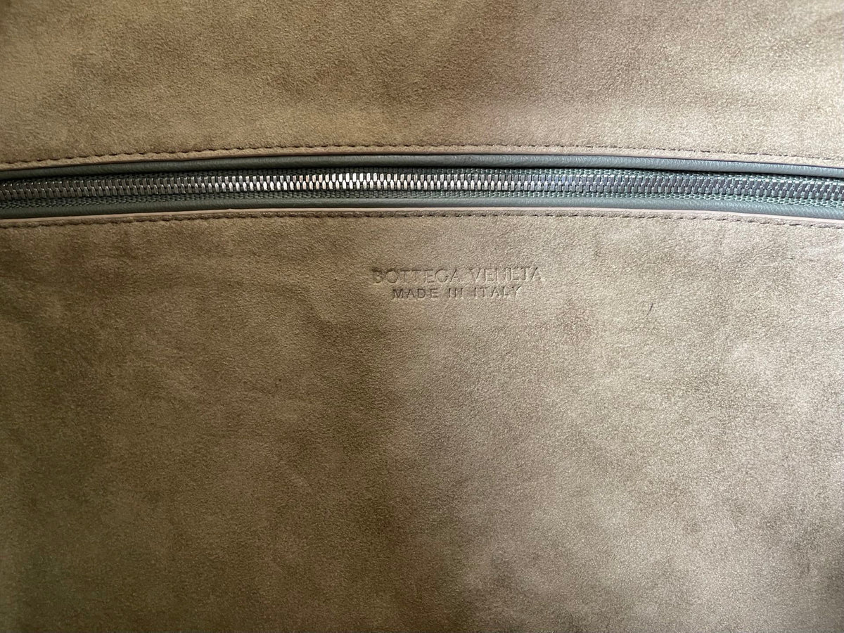 Bottega Veneta Maxi Veneta Bag 59cm Olive Intrecciato Leather