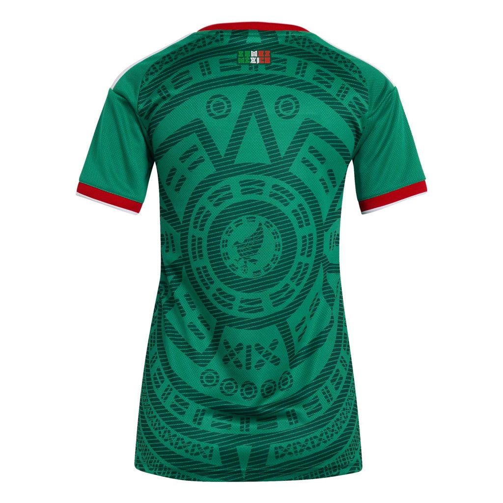 adidas 2026 Mexico Women's Stadium Home Soccer Jersey (Custom)