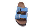 Birkenstock Arizona (Light Blue / Sky Blue Suede)