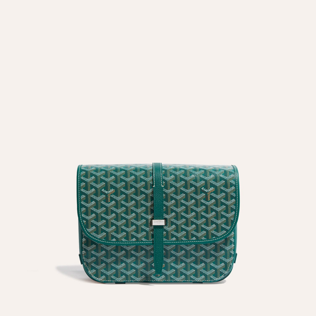 BELVEDERE MM BAG 28CM GREEN CANVAS