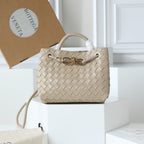 Bottega Veneta 2026 Mini Andiamo Beige Lambskin