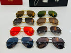 C DE AVIATOR FRAME SUNGLASSES CT0110S IN METAL