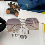 SQUARE FRAME SUNGLASSES 5661 IN METAL