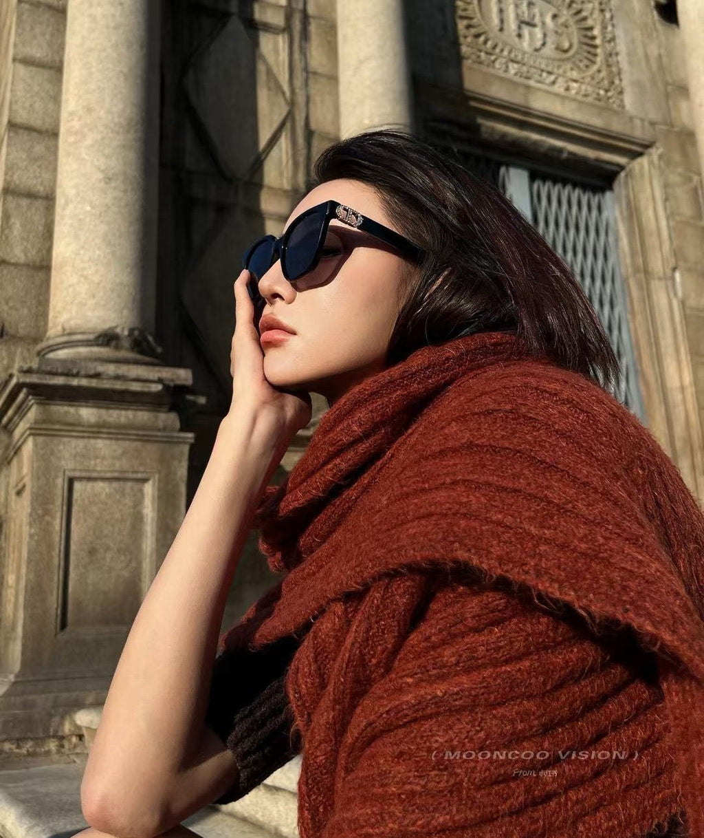 MONTAIGNE SUNGLASS CD8635 IN ACETATE