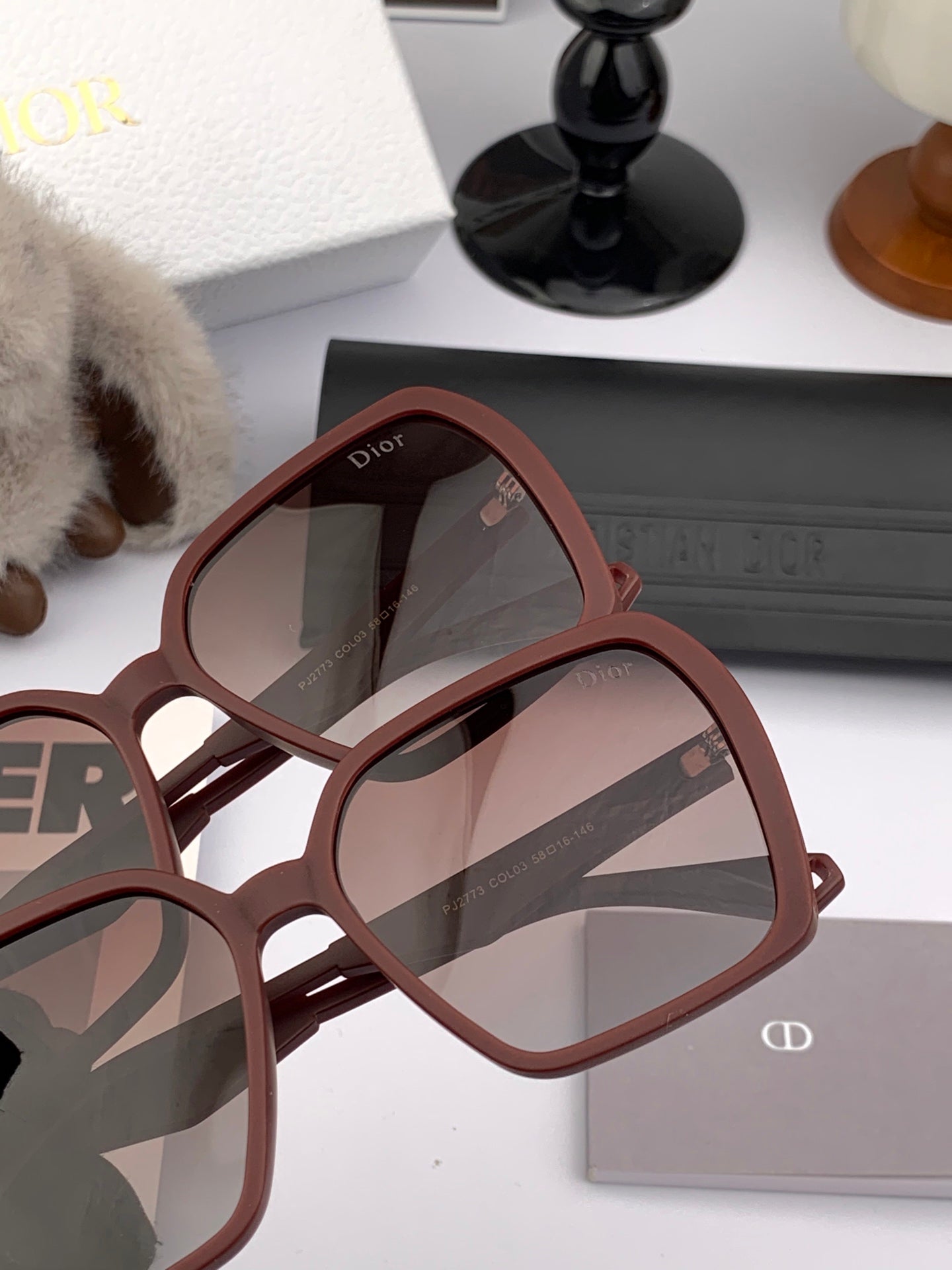Dior 2025 Dark Red Sunglasses 559692