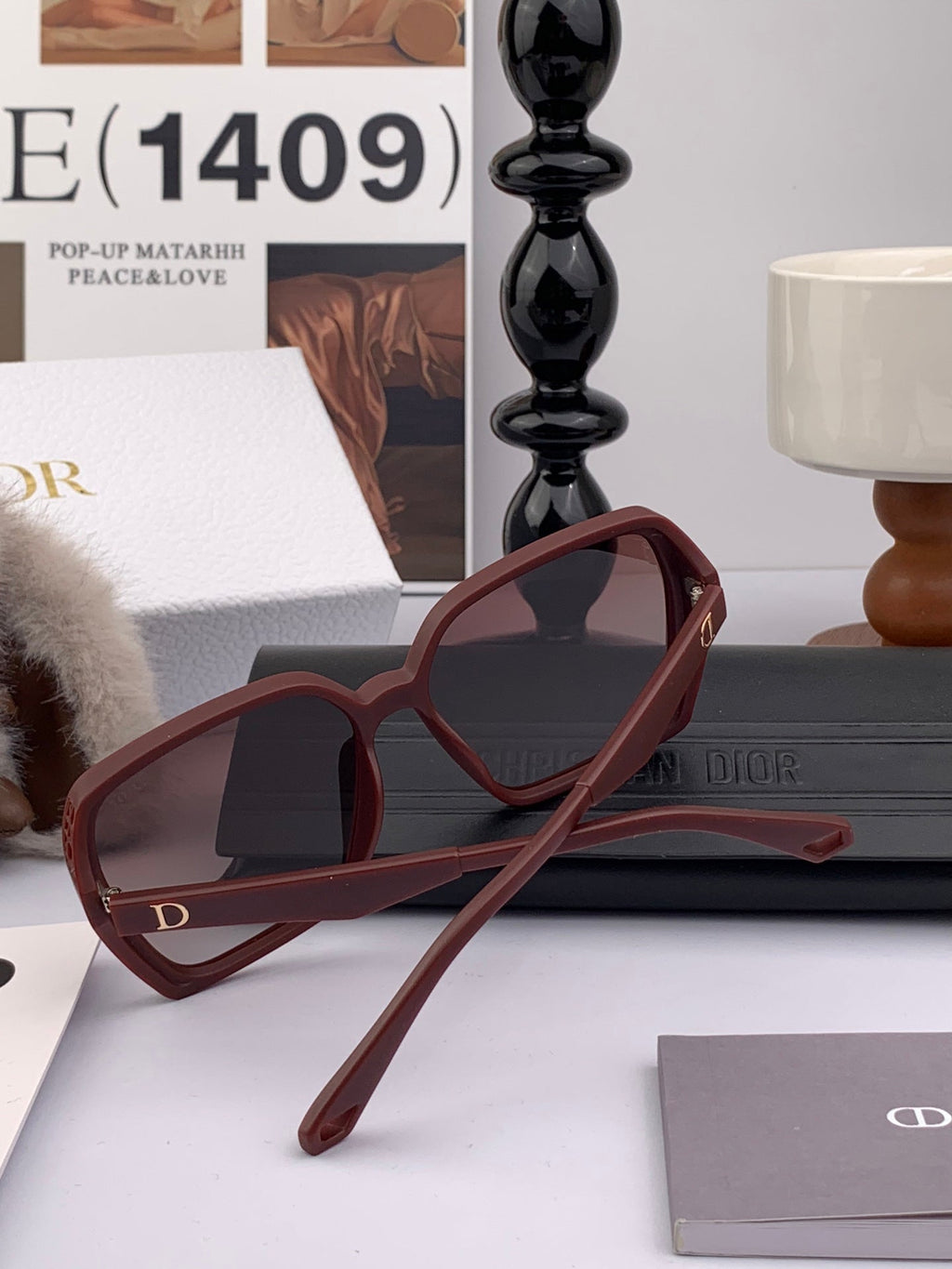 Dior 2025 Dark Red Sunglasses 559692