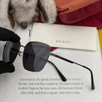 SQUARE FRAME SUNGLASSES G9862 IN METAL