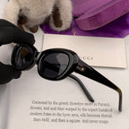 OVAL FRAME SUNGLASSES G364 IN ACETATE