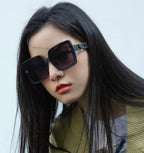 MONTAIGNE SQUARE SUNGLASS CD7129 IN ACETATE