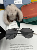 AVIATOR FRAME SUNGLASSES G1203 IN METAL