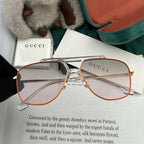 LOW NOSE BRIDGE FIT SUNGLASSES G9314 IN METAL AND ACETATE